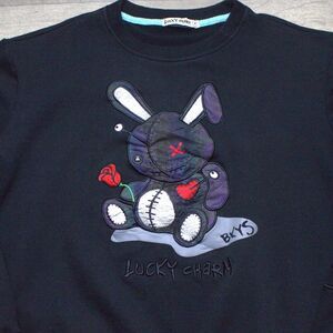 Bkys Lucky Charm Black Sweater Men's Size M